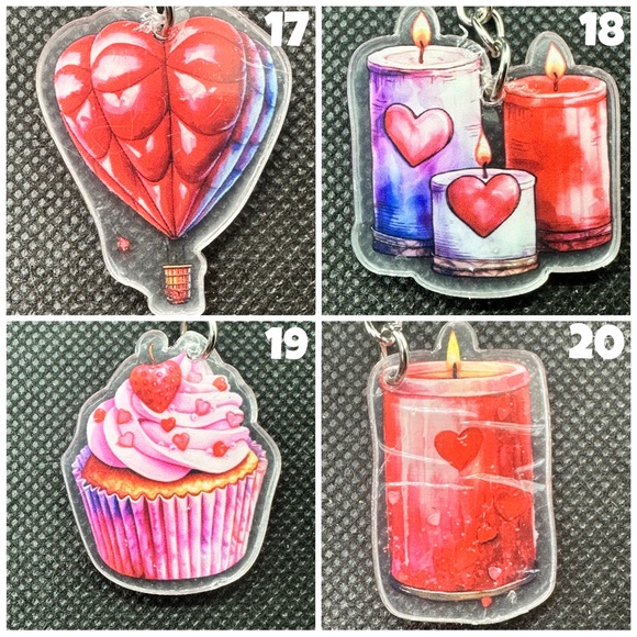 Valentine’s KBK Acrylic Keychains - Picture 6 of 8